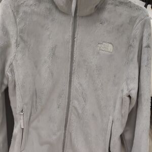The North Face Women's Light Gray Teddy Jacket